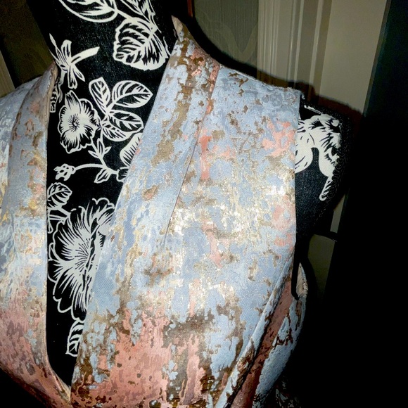 Vince Camuto Sleeveless Pleated Skirt Dress - Picture 4 of 5